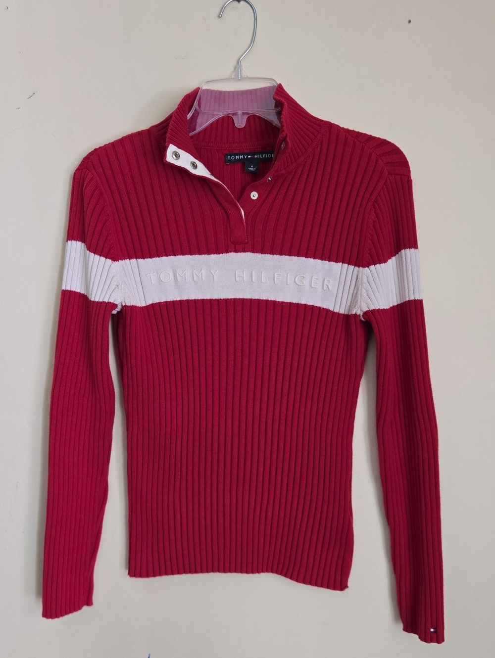 Vintage Y2k Tommy Hilfiger Ribbed Sweater